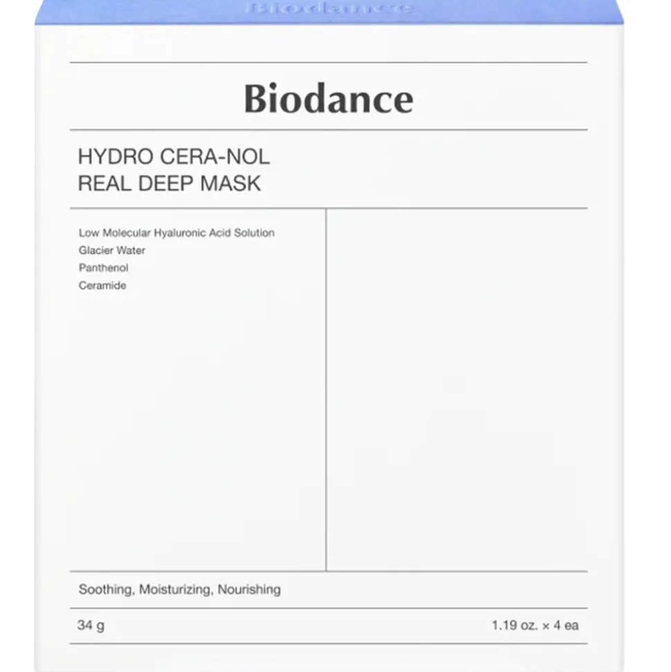 Biodance Hydro Cera-Nol Real Deep Mask 4er Pack