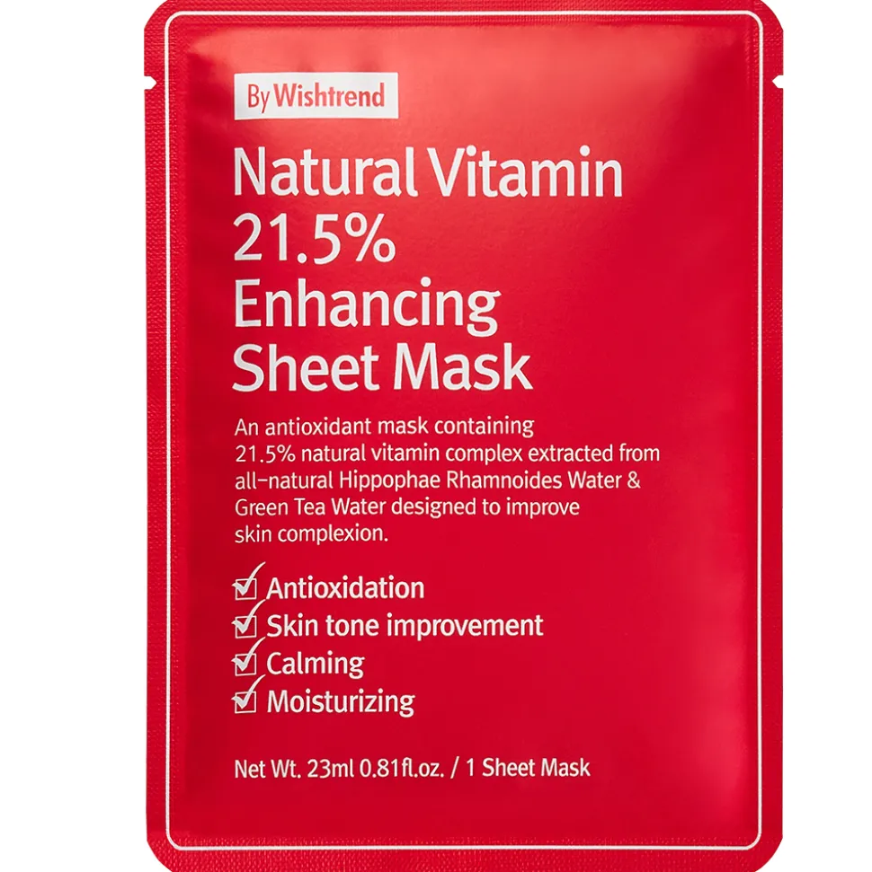By Wishtrend Natural Vitamin C21,5% Enhancing Sheet Mask