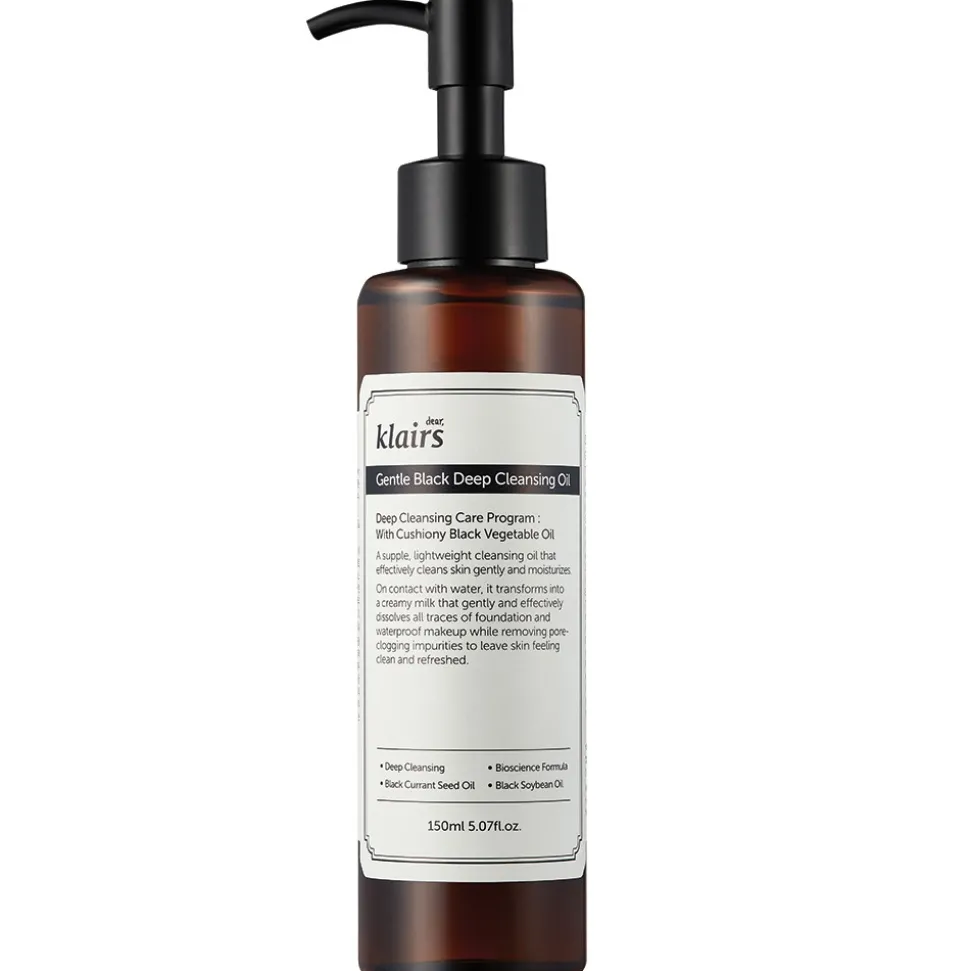 Dear Klairs Gentle Black Deep Cleansing Oil