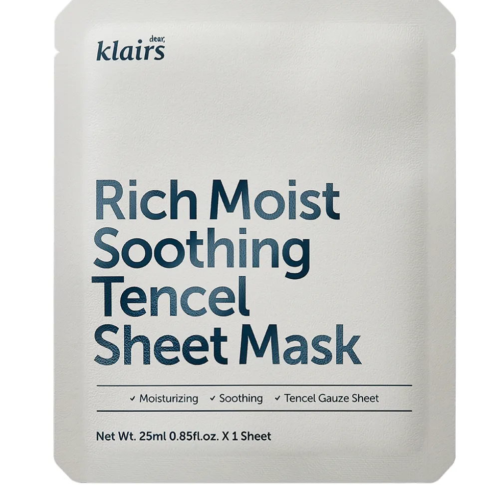 Dear Klairs Rich Moist Soothing Tencel Sheet Mask