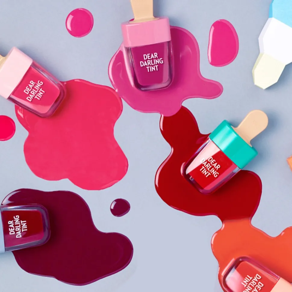 ETUDE Dear Darling Water Gel Tint #24 RD308 Honey Red (Ice Cream)