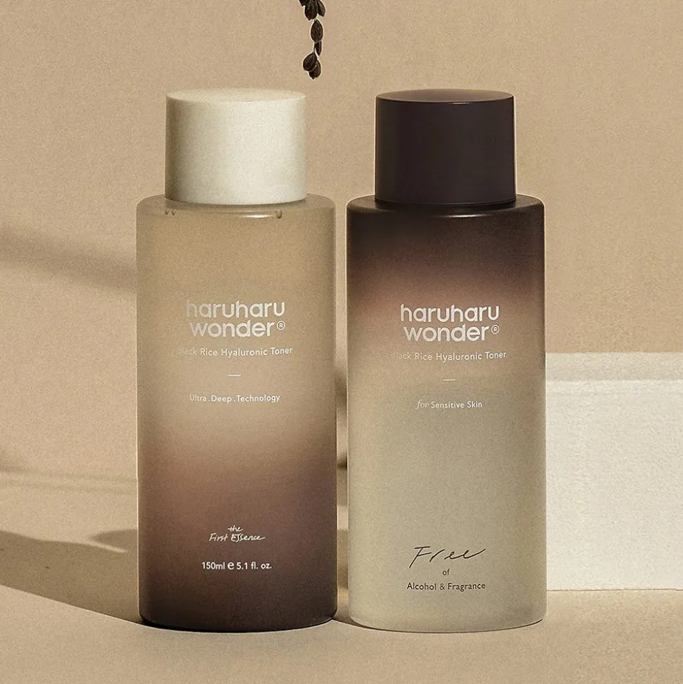HaruHaru Wonder Black Rice Hyaluronic Toner For Sensitive Skin 300ml