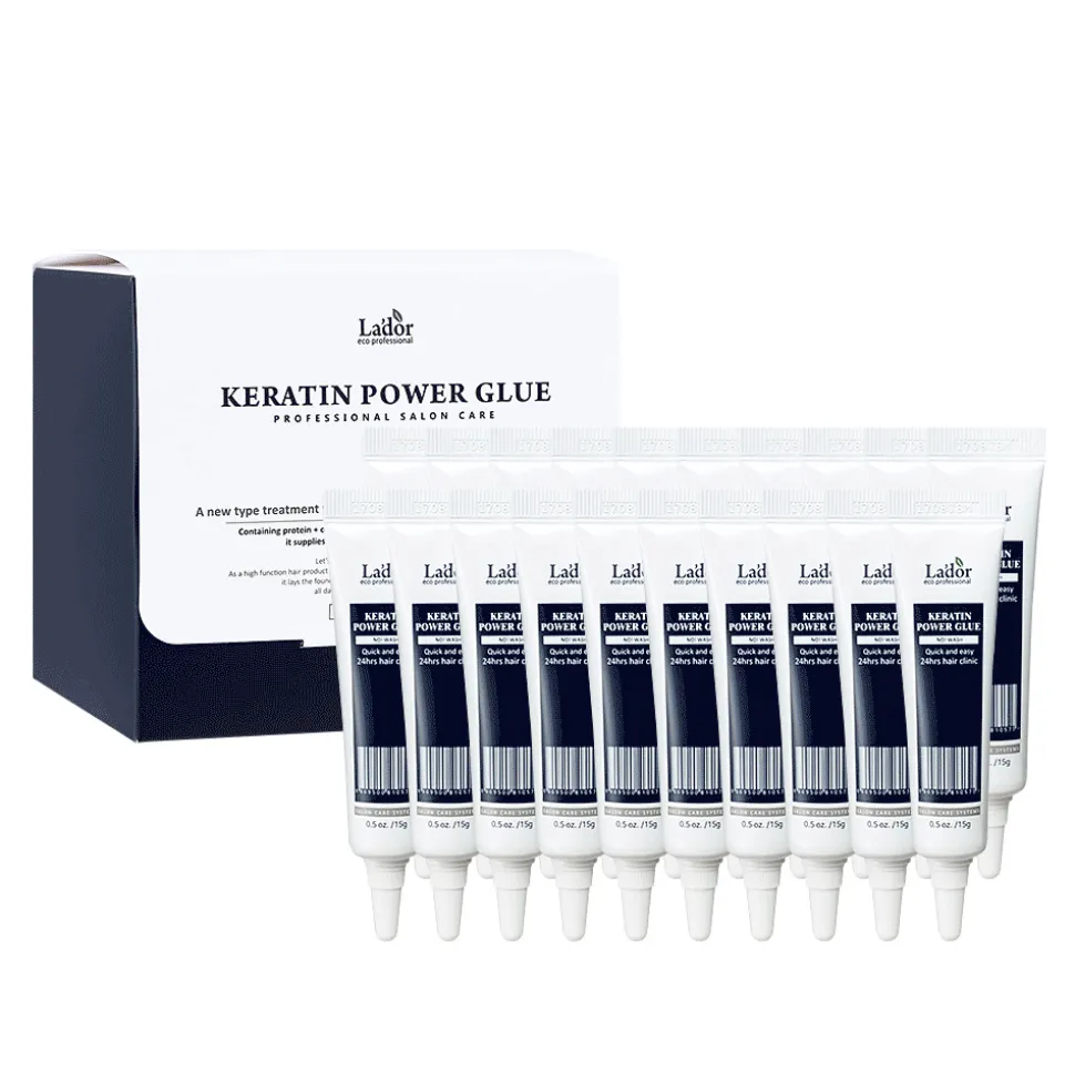 Lador Keratin Power Glue Leave-In Hair Pack 20x15g
