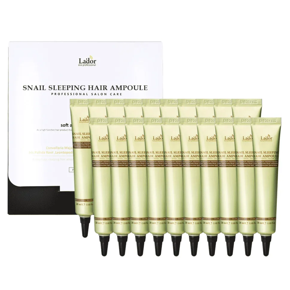Lador Snail Sleeping Hair Ampoule 20x20ml