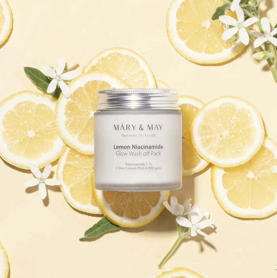 Mary & May Lemon Niacinamide Glow Wash Off Pack