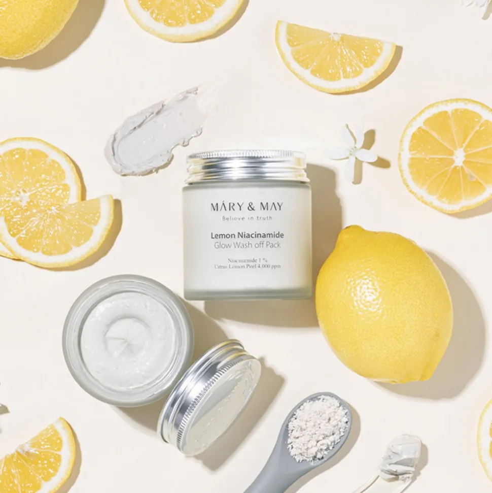Mary & May Lemon Niacinamide Glow Wash Off Pack