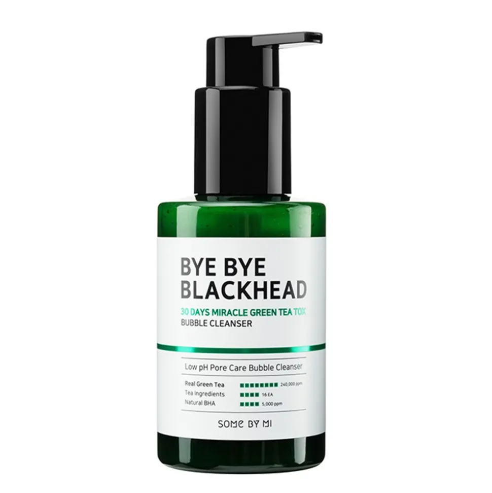 Some By Mi Bye Bye Blackhead Miracle Green Tea Tox Bubble Cleanser